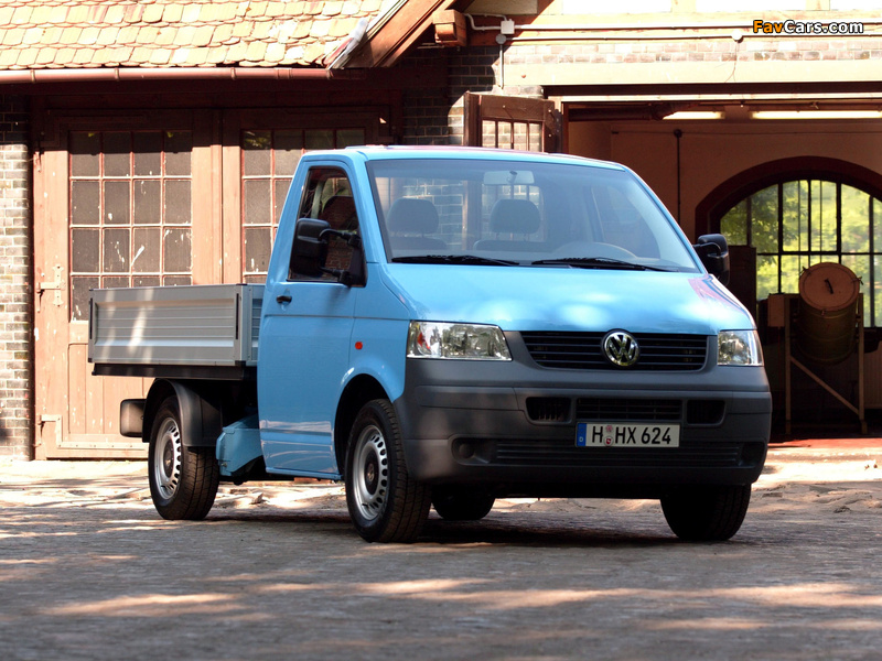 Volkswagen T5 Transporter Pickup 2003–09 images (800 x 600)