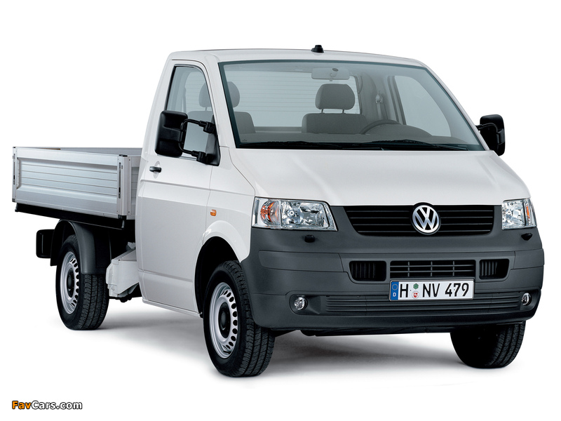 Volkswagen T5 Transporter Pickup 2003–09 images (800 x 600)
