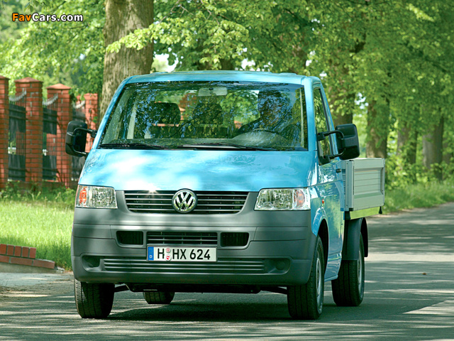 Volkswagen T5 Transporter Pickup 2003–09 pictures (640 x 480)