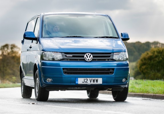 Volkswagen T5 Transporter BlueMotion Van UK-spec 2012 wallpapers