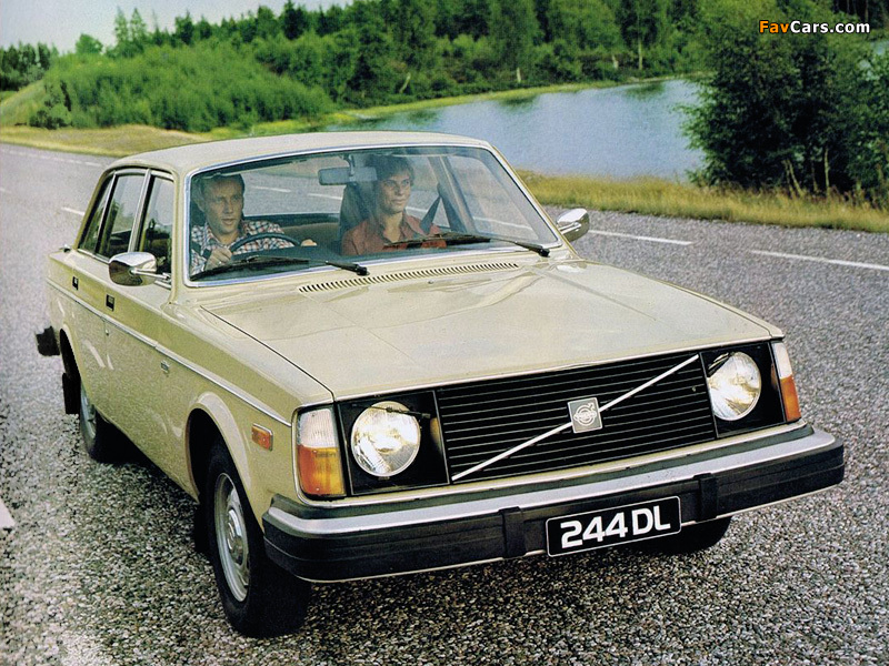 Volvo 244 DL JP-spec 1976–78 wallpapers (800 x 600)