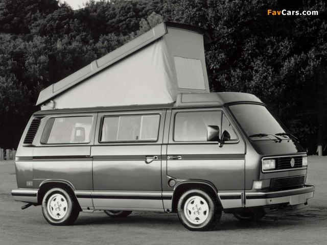 Volkswagen T3 Vanagon Camper by Westfalia 1987–91 photos (640 x 480)