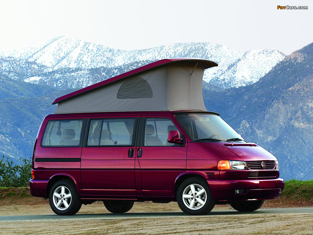 Photos of Volkswagen T4 Eurovan Camper by Westfalia 1997–2003 (1024 x 768)