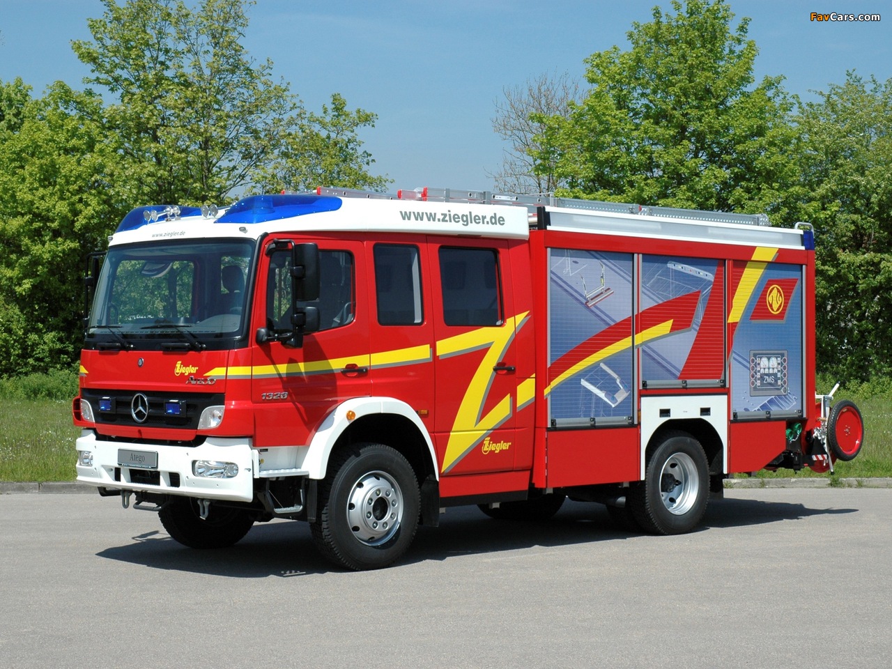 Ziegler Mercedes-Benz Atego 1328 Feuerwehr 2005–13 wallpapers (1280 x 960)